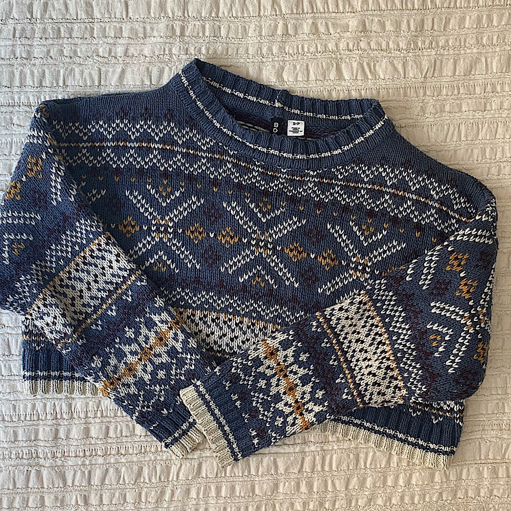 Chunky Knit Cropped Sweater